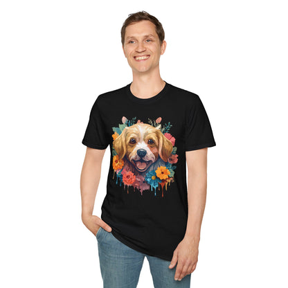 Dog Shirt Unisex Animal Tee Softstyle 64000 Gildan Cotton Tee