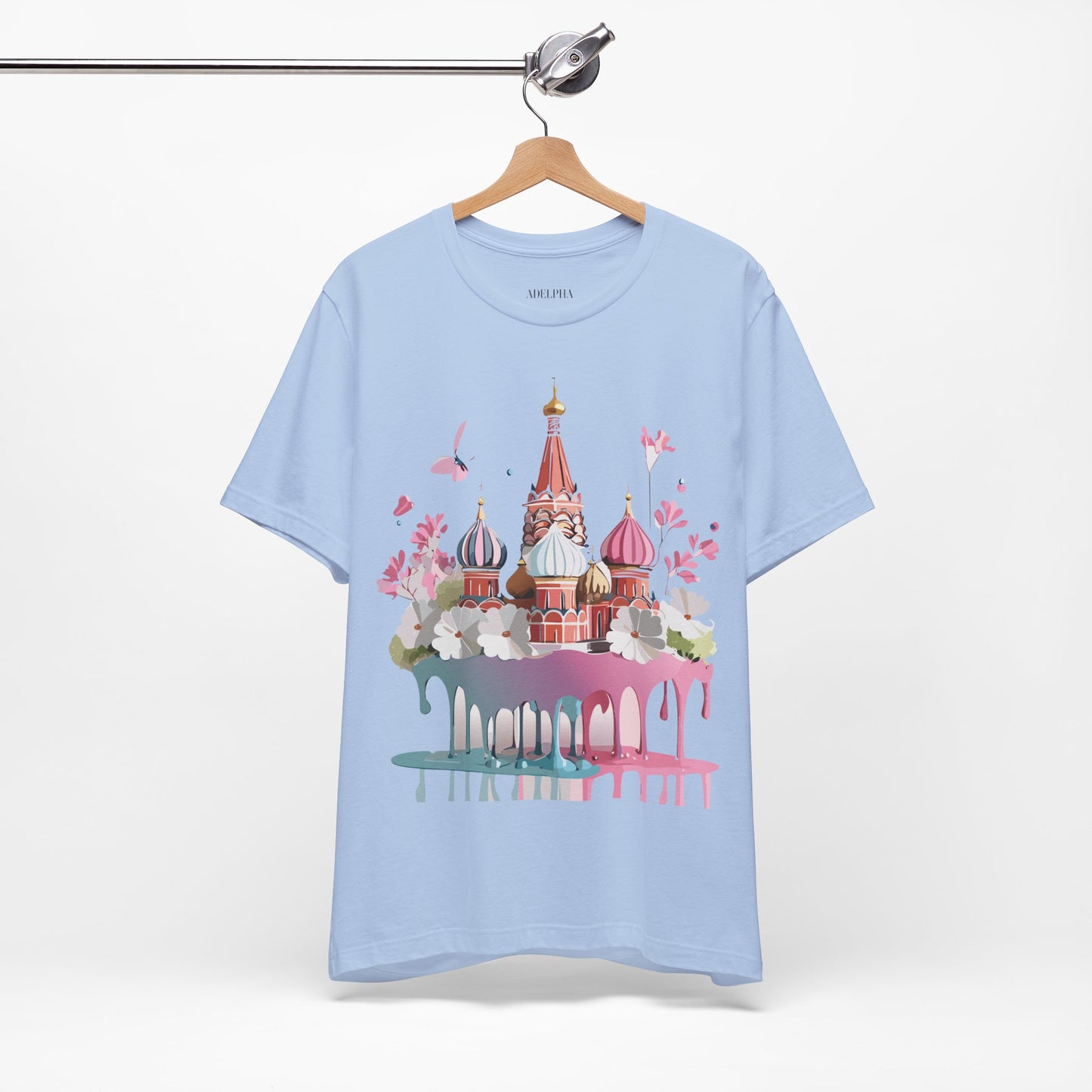 Natural Cotton Tee Shirt - Beautiful Places Collection - Moscow