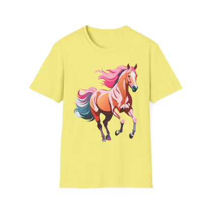 Horse Shirt Gildan Softstyle Tee Unisex 100 Percent Ring Spun Cotton