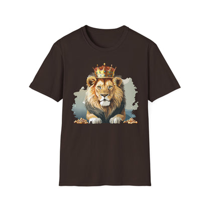 Lion Shirt Unisex Animal Tee Gildan Softstyle 64000 Comfort Fit