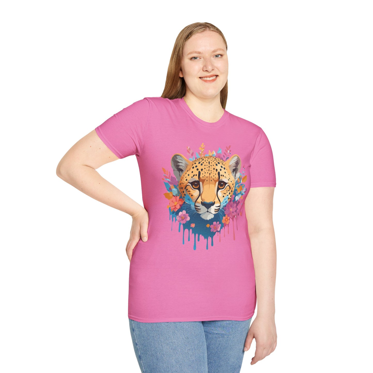 Cheetah Shirt, Shirt with Cheetah, Cheetah Tee, Shirt with Animals