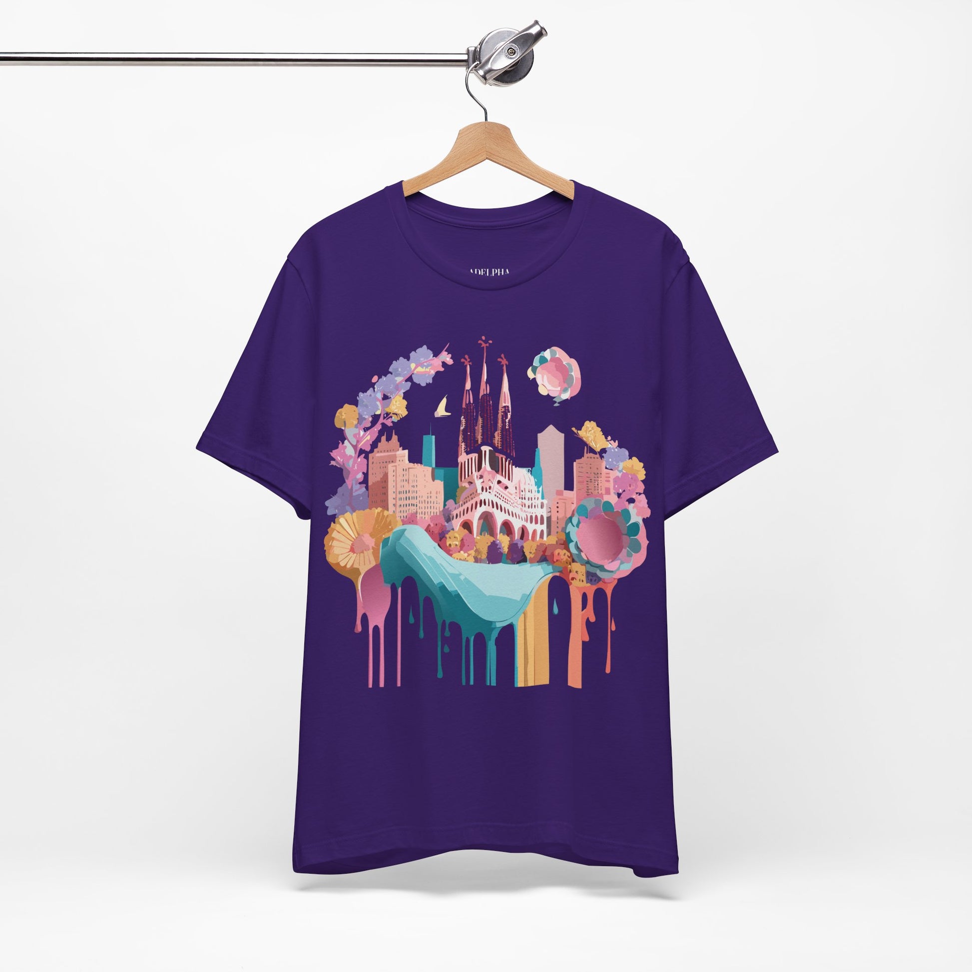 Tourist Shirt, Shirt with Barcelona - ADELPHA