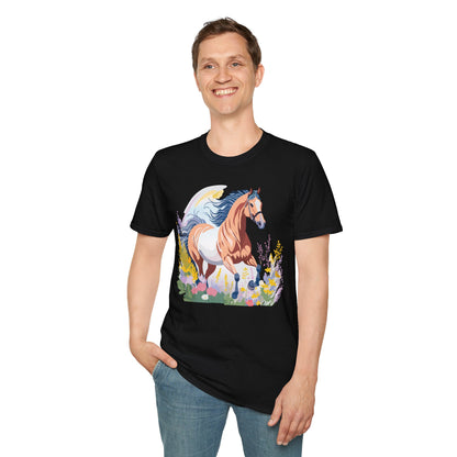 Horse Shirt Unisex Gildan Softstyle Tee 100 Ring Spun Cotton