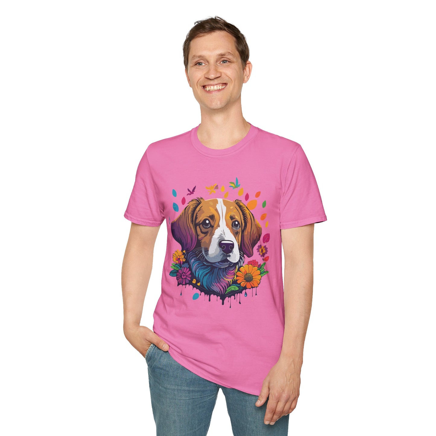 Dog Shirt, Shirt with Dog, Animal Tee, Shirt with Animals