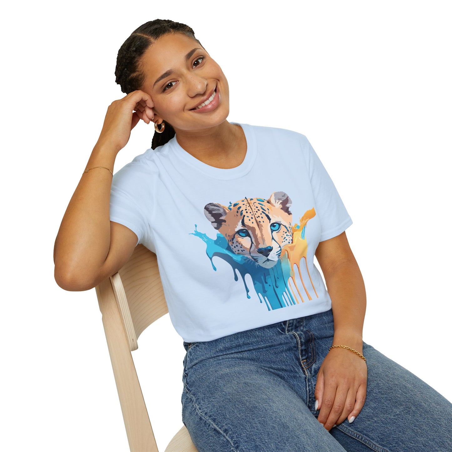 Cheetah Shirt, Shirt with Cheetah, Cheetah Tee, Shirt with Animals