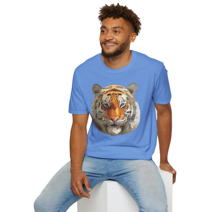 Unisex Tiger Shirt Animal Print Tee Gildan Softstyle Cotton Quality