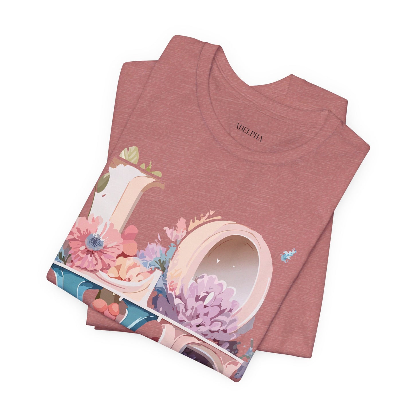 T-shirt en coton naturel - Collection Love story