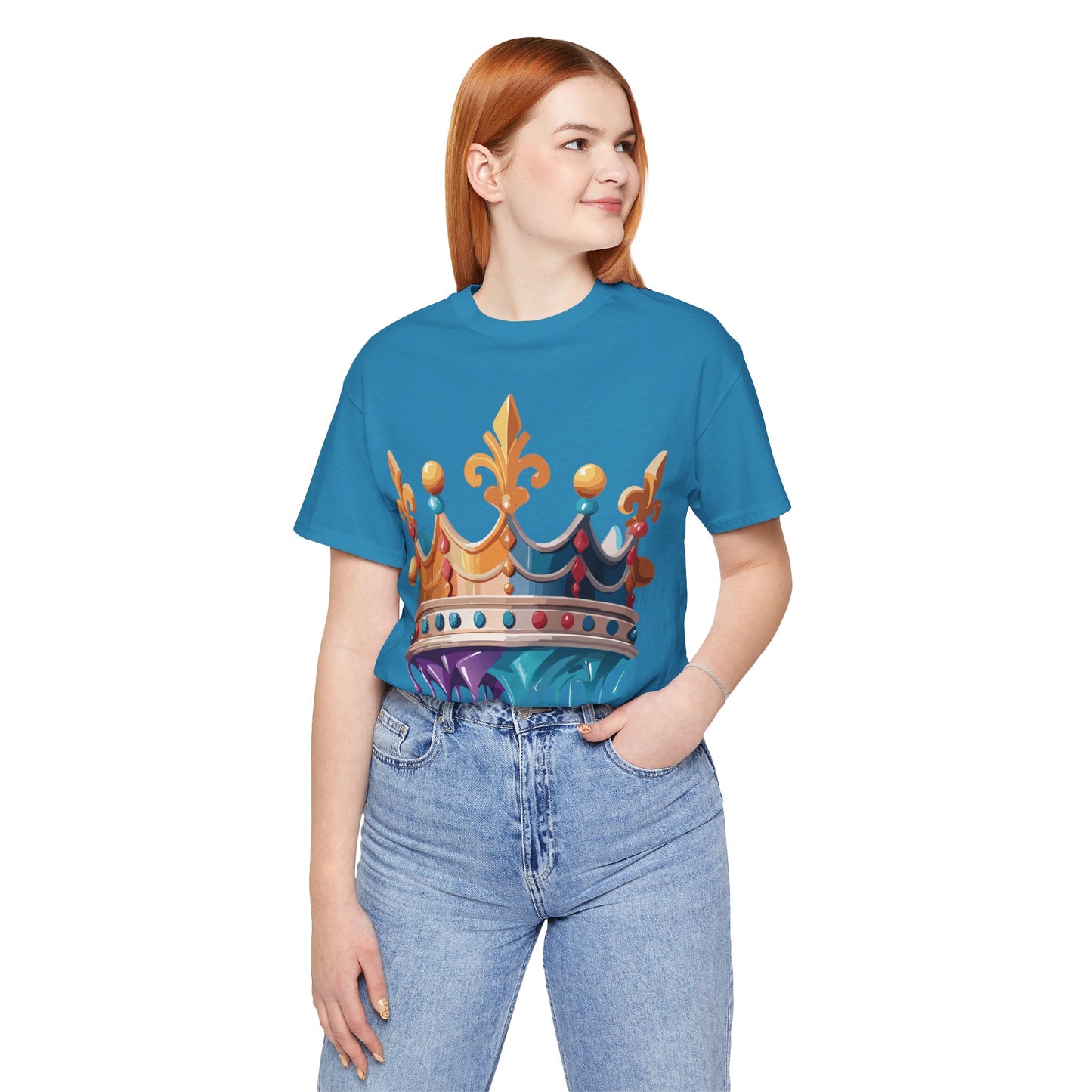 T-Shirt aus natürlicher Baumwolle – Queen Collection