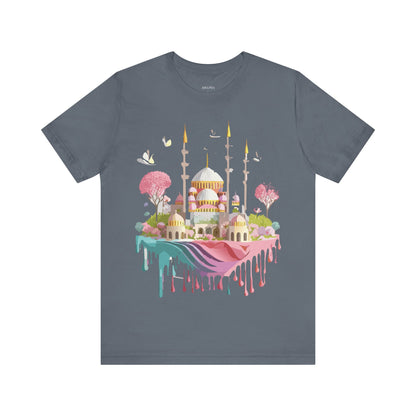 Natural Cotton Tee Shirt - Istanbul, Turkey Printify