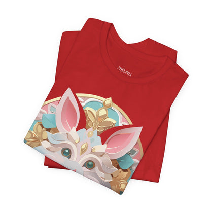 Natural Cotton Tee Shirt - Medallion Collection Printify