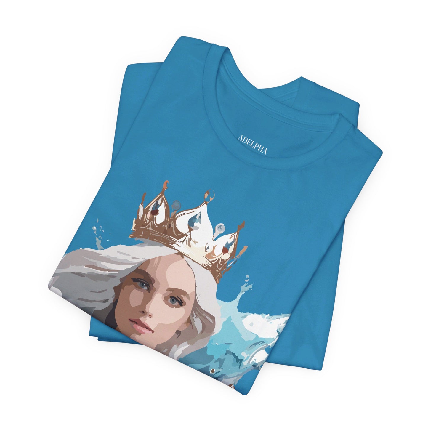 T-Shirt aus natürlicher Baumwolle – Queen Collection