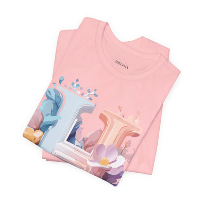 Natural Cotton Tee Shirt - Letters Collection - H Printify