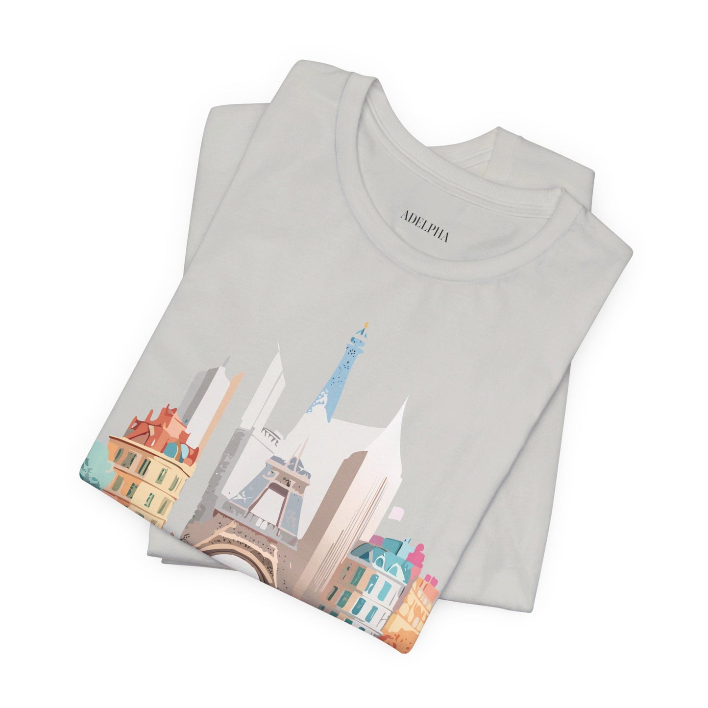 T-Shirt aus natürlicher Baumwolle – Kollektion „Beautiful Places“ – Paris