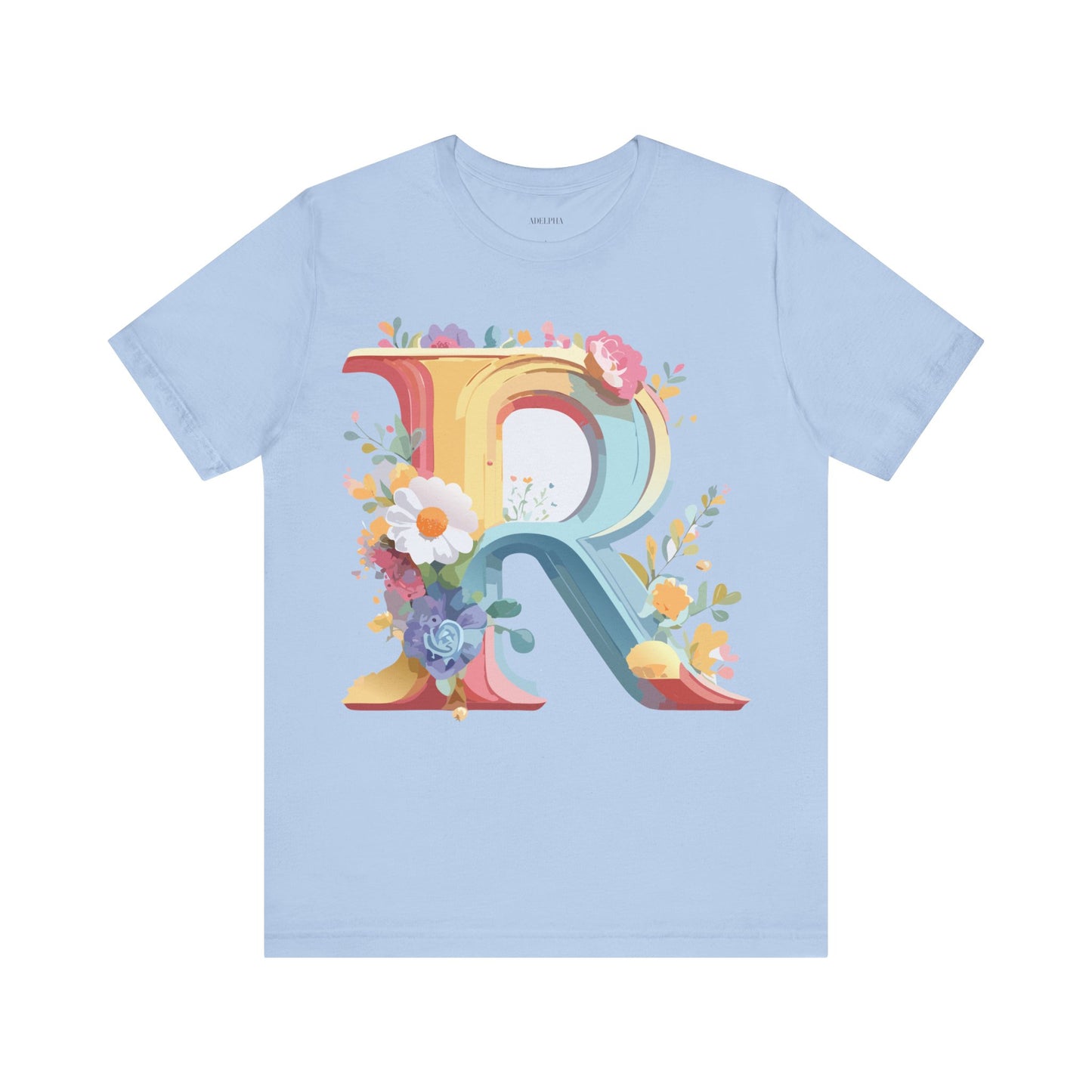 T-shirt en coton naturel - Collection Lettres - R