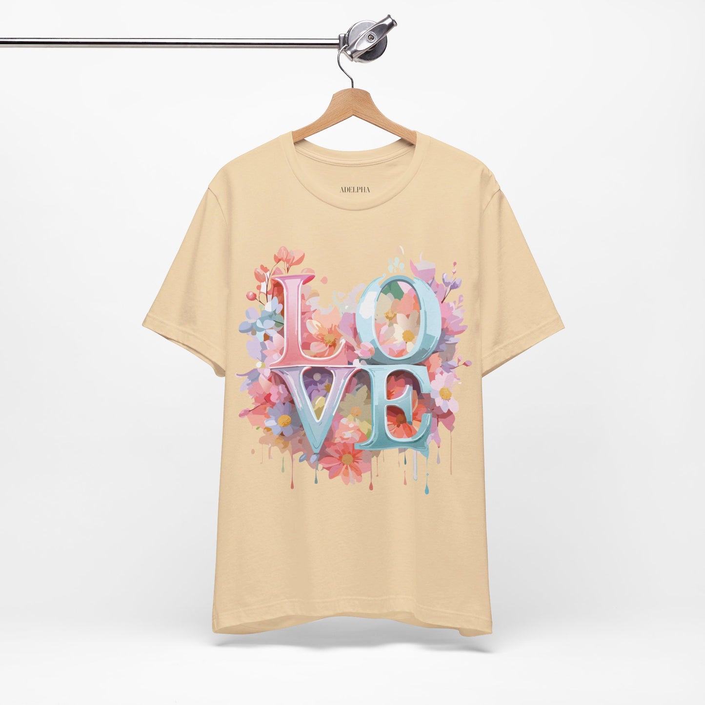 T-Shirt aus natürlicher Baumwolle – Love Story-Kollektion