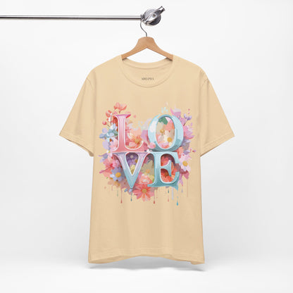 Natural Cotton Tee Shirt - Love story Collection Printify