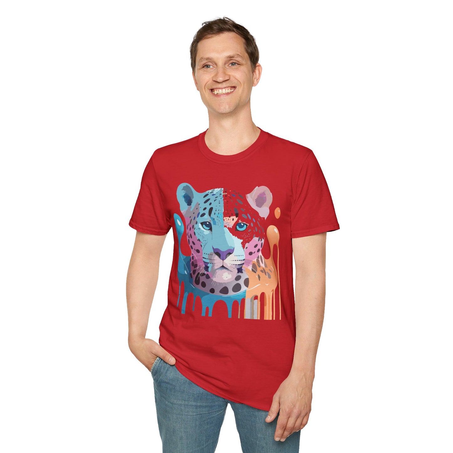 Cheetah Shirt, Shirt with Cheetah, Cheetah Tee, Shirt with Animals