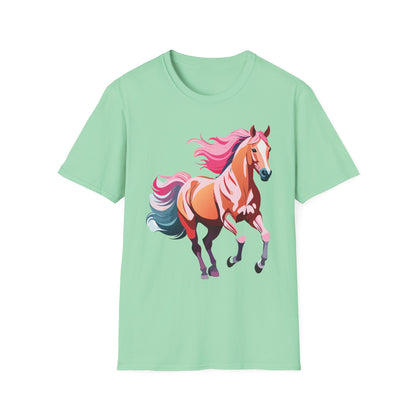 Horse Shirt Gildan Softstyle Tee Unisex 100 Percent Ring Spun Cotton