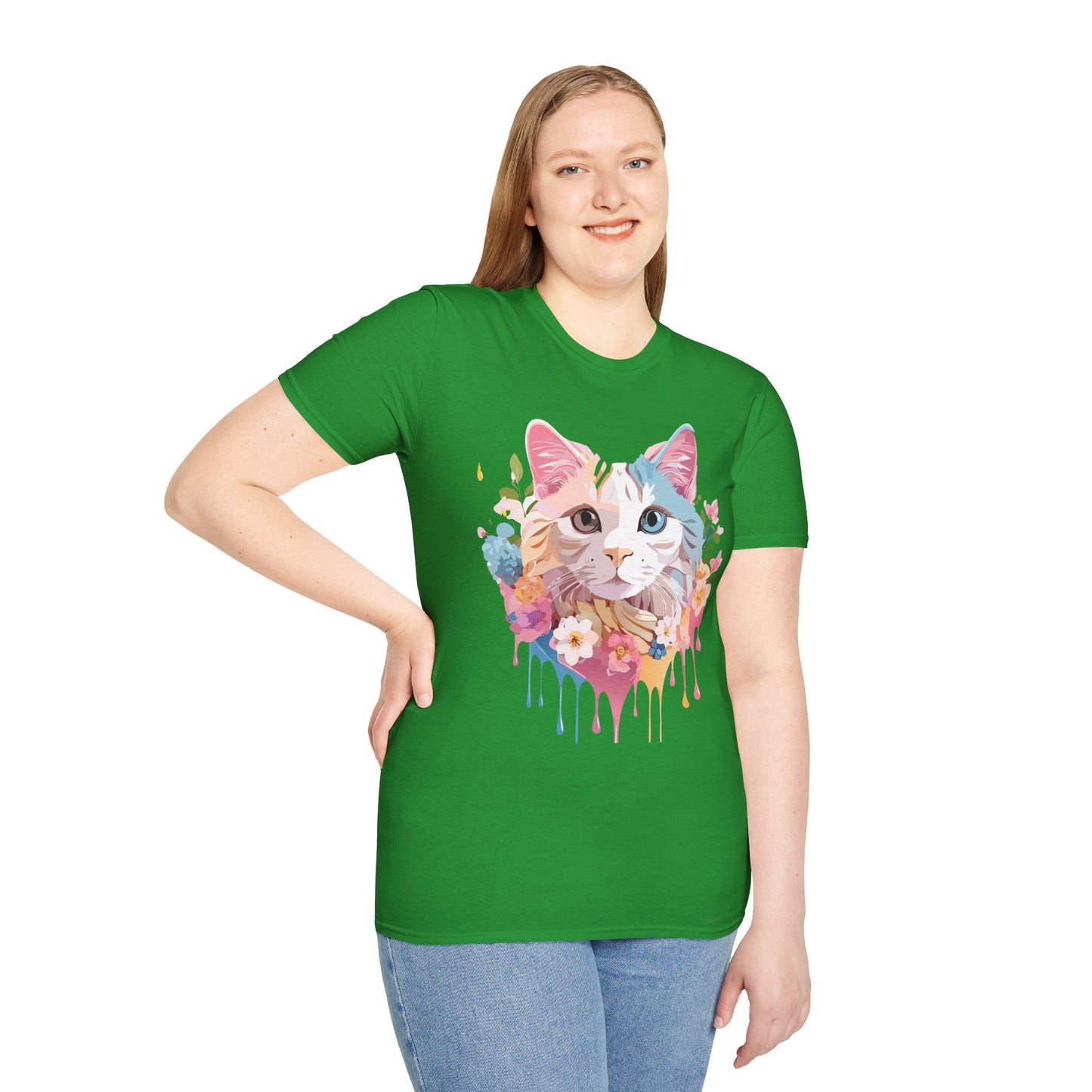 Cat Shirt, Shirt with Cat, Cats Tee, Kitten Tee
