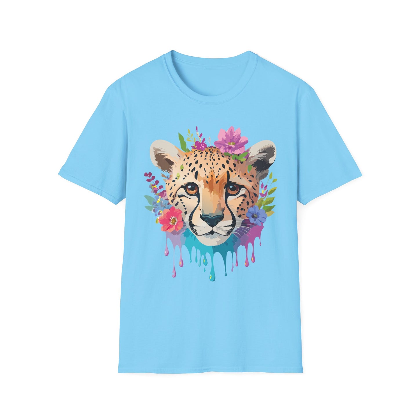Cheetah Shirt, Shirt with Cheetah, Cheetah Tee, Shirt with Animals