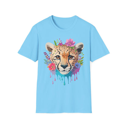 Cheetah Print Unisex Softstyle T Shirt Gildan 64000 Tee For Everyday Comfort