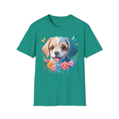 Dog Shirt Unisex Softstyle Tee Gildan 64000 100 Percent Ring Spun Cotton
