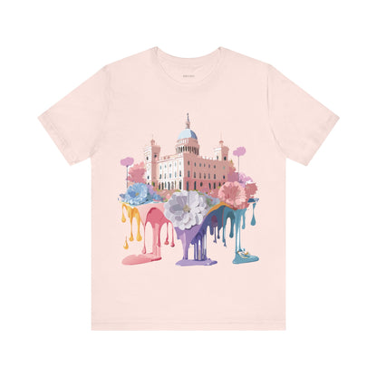 Natural Cotton Tee Shirt - Beautiful Places Collection - Madrid Printify