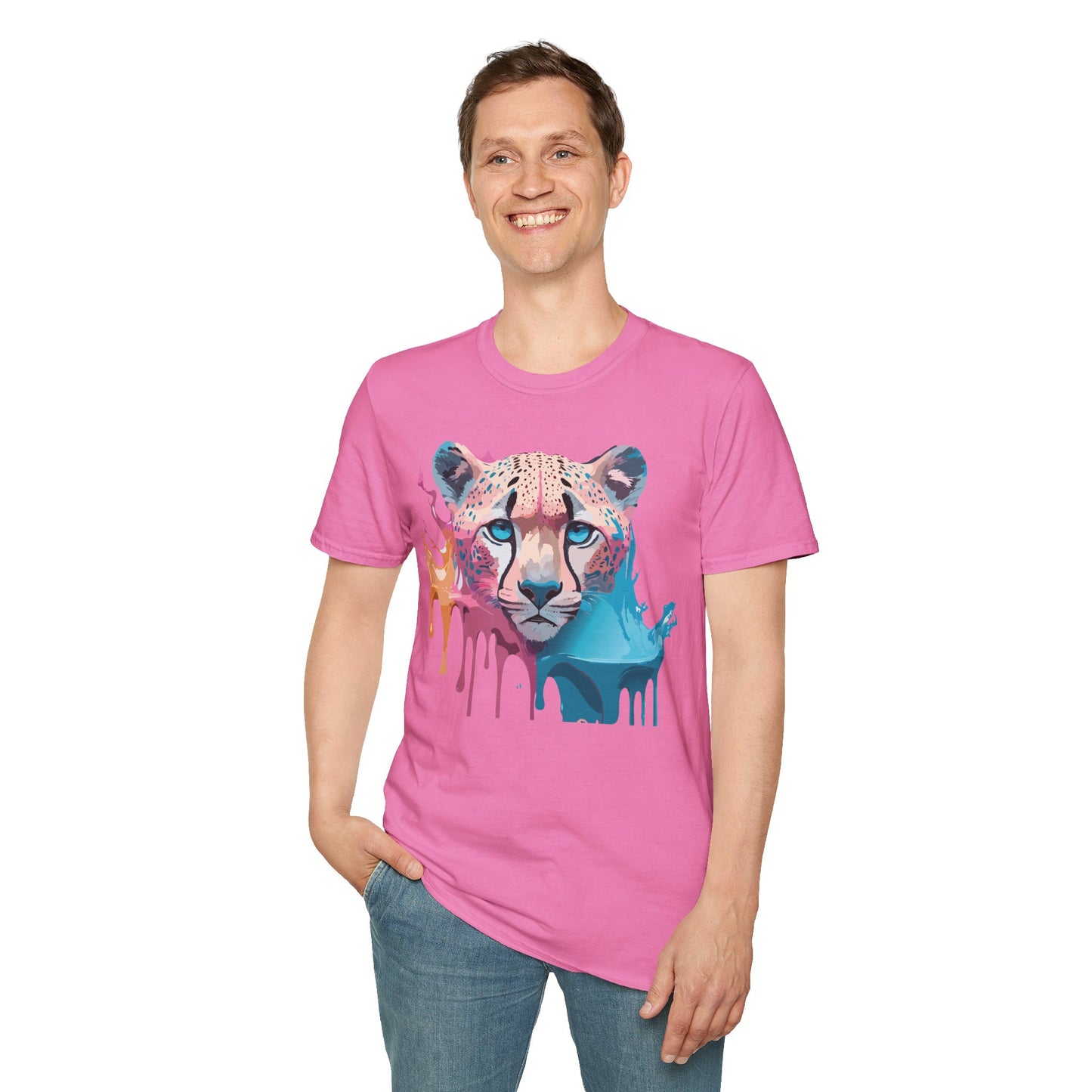 Cheetah Shirt, Shirt with Cheetah, Cheetah Tee, Shirt with Animals
