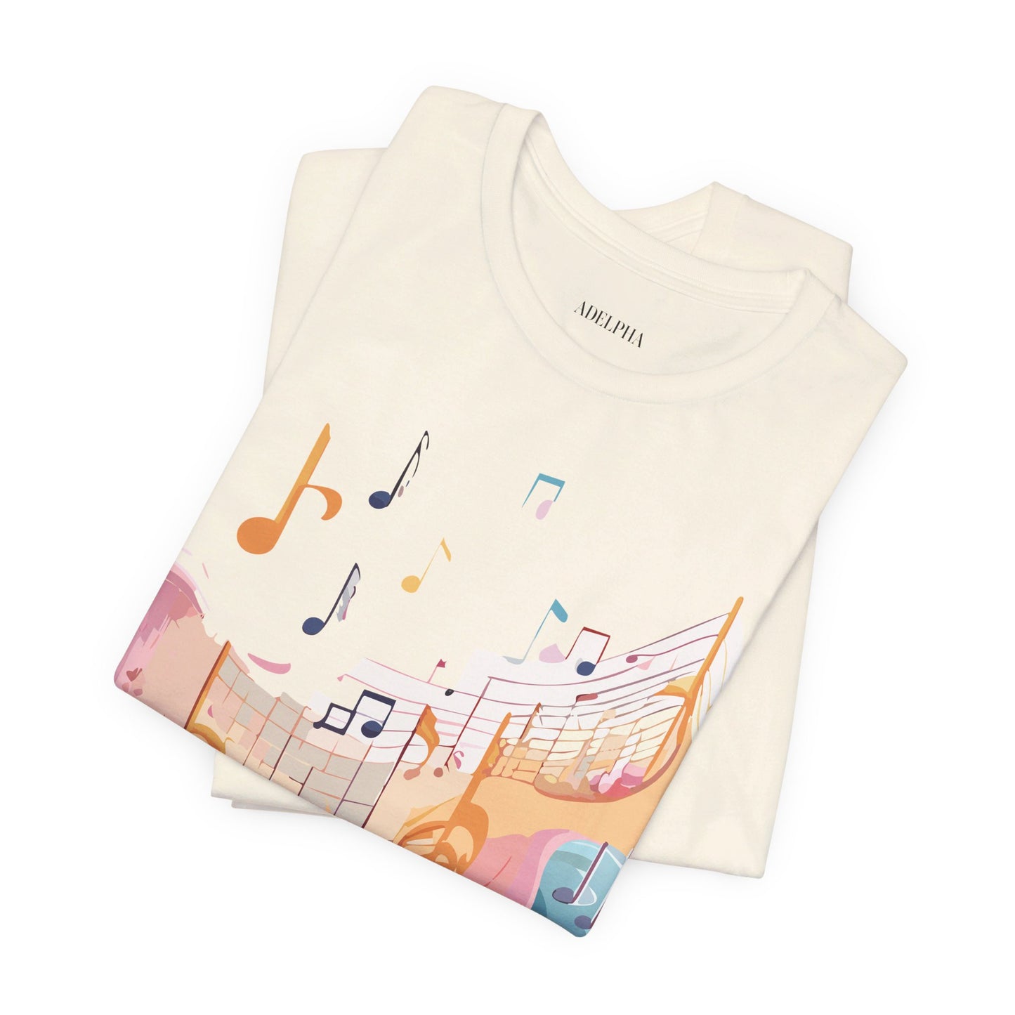 T-shirt en coton naturel - Collection Musique