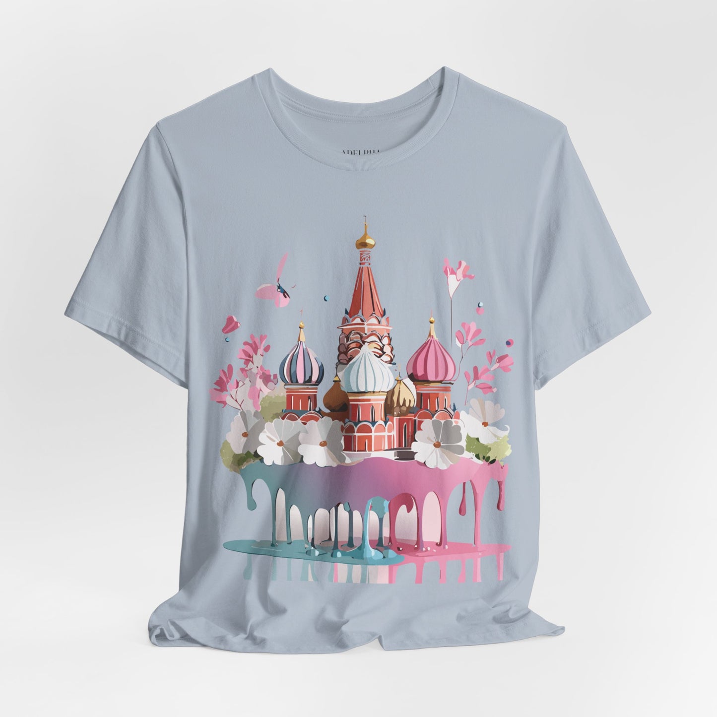 Natural Cotton Tee Shirt - Beautiful Places Collection - Moscow