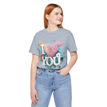 Natural Cotton Tee Shirt - Love story Collection Printify
