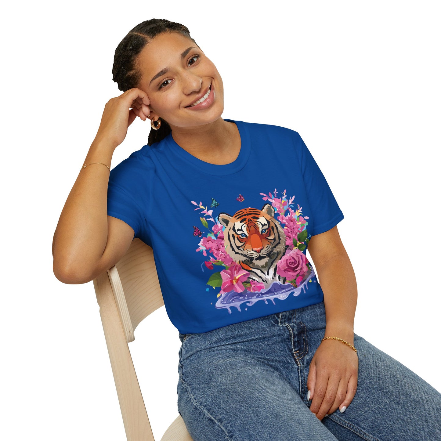 Tiger Shirt, Shirt with Tiger, Animal Tee, Shirt with Animals