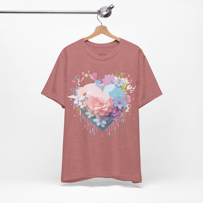 Natural Cotton Tee Shirt - Love story Collection Printify