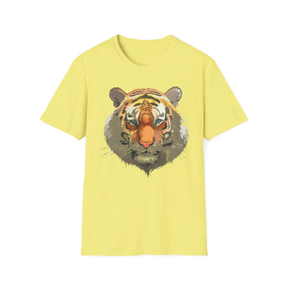Unisex Tiger Shirt Gildan Softstyle 64000 Cotton Tee For Everyday Comfort