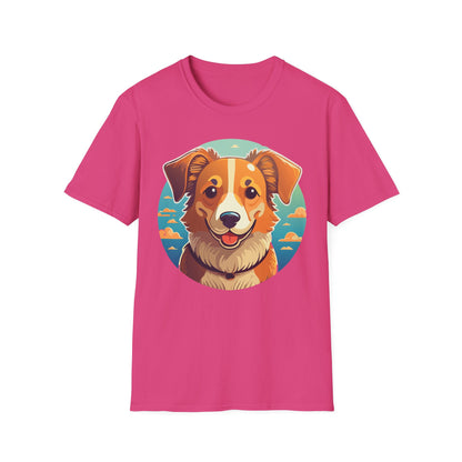 Dog Shirt Unisex Animal Tee One Hundred Percent Cotton Softstyle Gildan 64000