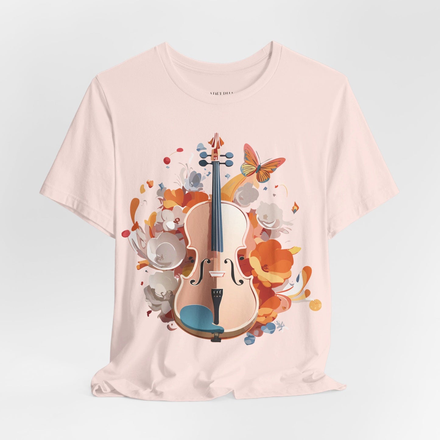 T-Shirt aus natürlicher Baumwolle – Musikkollektion