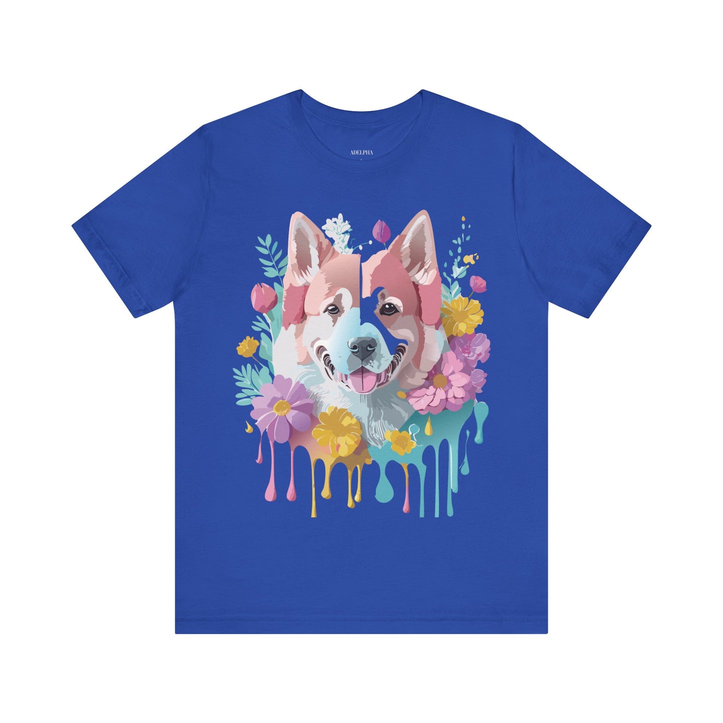 T-shirt en coton naturel avec chien