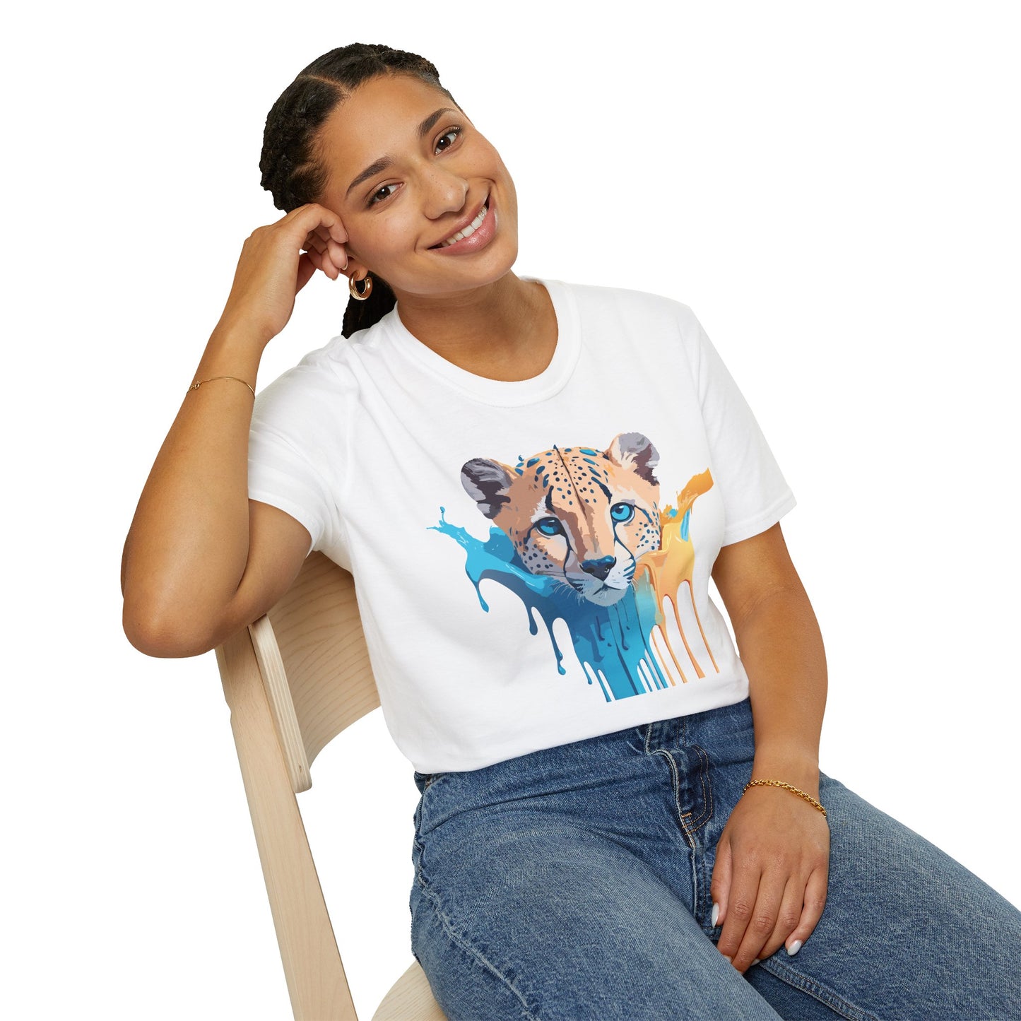 Cheetah Shirt, Shirt with Cheetah, Cheetah Tee, Shirt with Animals