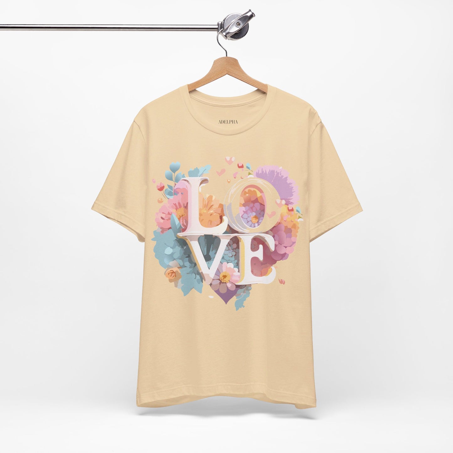 T-Shirt aus natürlicher Baumwolle – Love Story-Kollektion