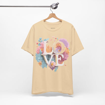 Natural Cotton Tee Shirt - Love story Collection Printify