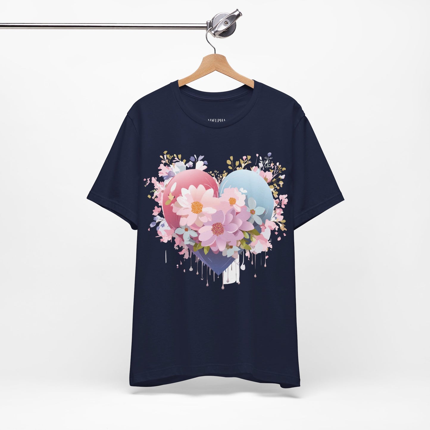 T-Shirt aus natürlicher Baumwolle – Love Story Collection