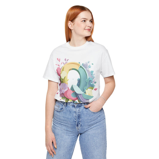 Letter Shirt, Letter Q Shirt - ADELPHA