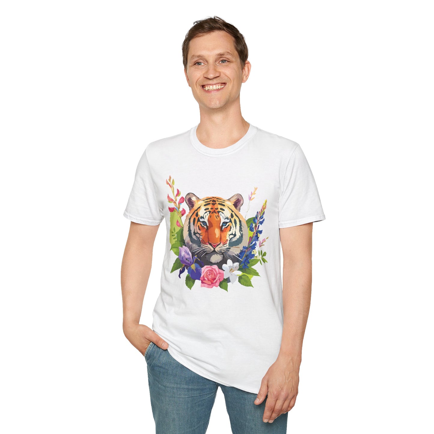 Tiger Shirt, Shirt with Tiger, Animal Tee, Shirt with Animals