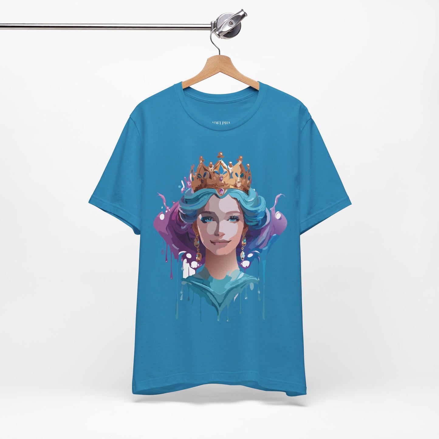 T-Shirt aus natürlicher Baumwolle – Queen Collection