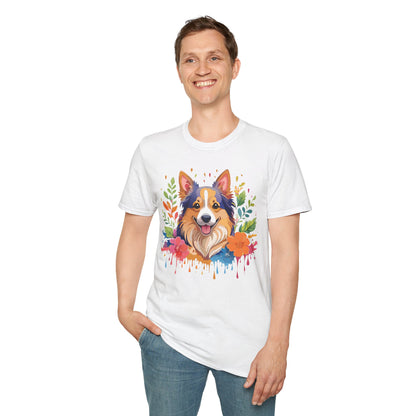 Dog Shirt Unisex Animal Tee Softstyle Gildan 64000 Cotton Tee