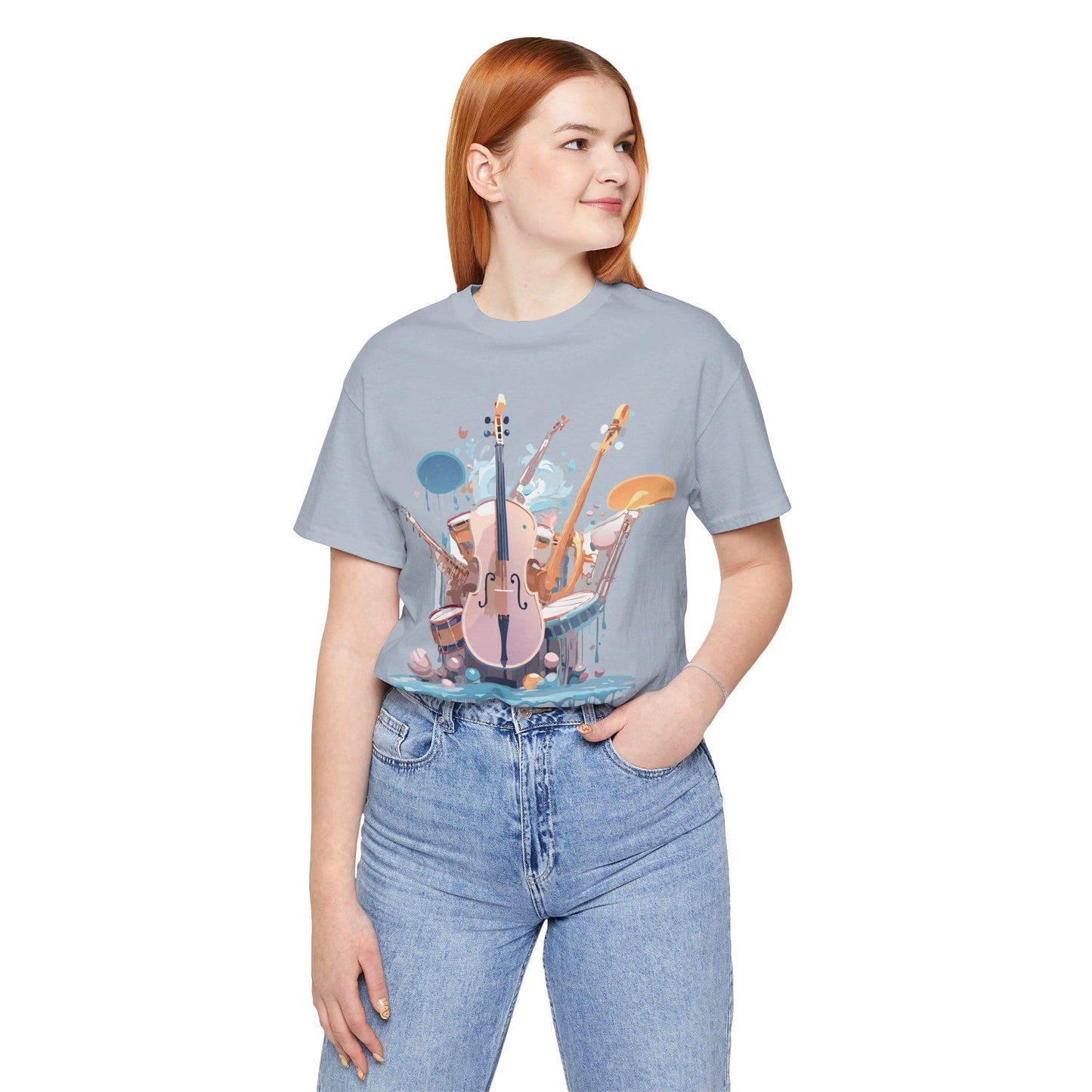 Natural Cotton Tee Shirt - Music collection