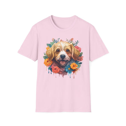Dog Shirt Unisex Animal Tee Softstyle 64000 Gildan Cotton Tee