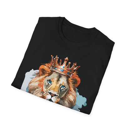 Lion Shirt Unisex Animal Tee Gildan Softstyle 64000 100 Percent Ring Spun Cotton