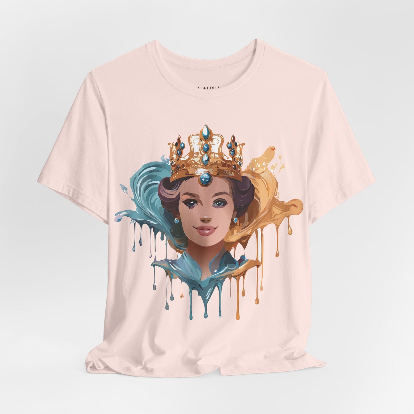 T-Shirt aus natürlicher Baumwolle – Queen Collection