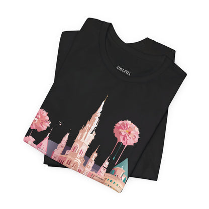 Natural Cotton Tee Shirt - Beautiful Places Collection - Vienna Printify